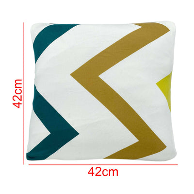 Polyester Cushion Cover - Chevron Multi