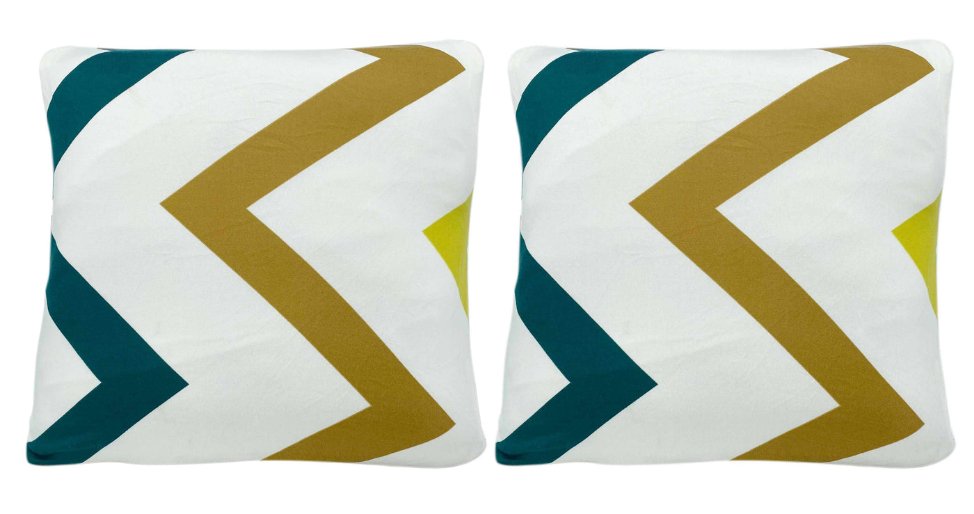 Polyester Cushion Cover - Chevron Multi