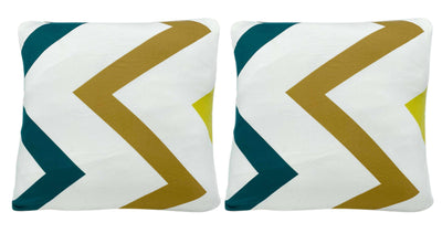 Polyester Cushion Cover - Chevron Multi