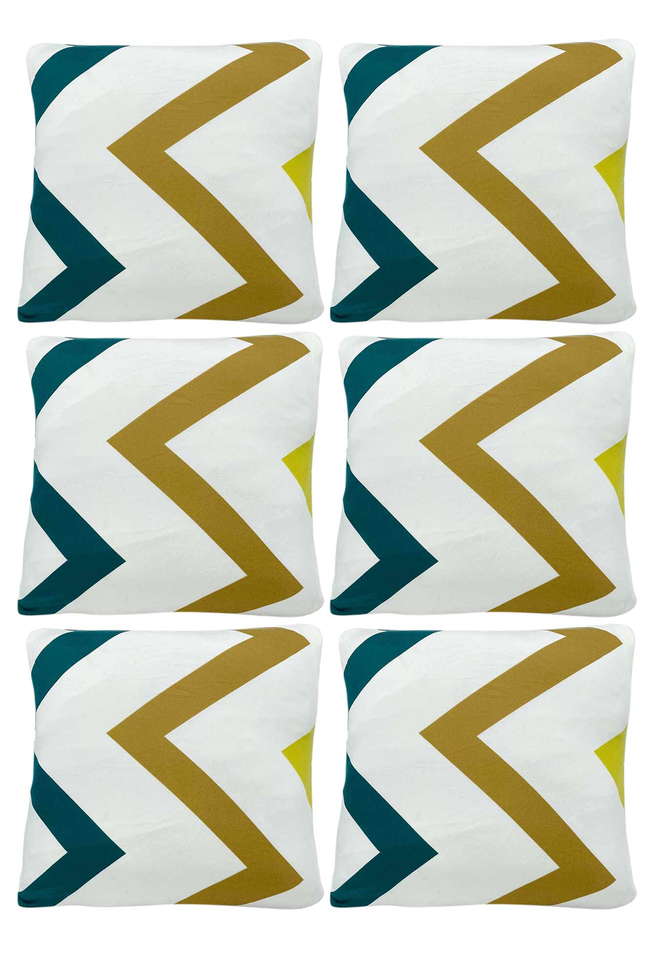 Polyester Cushion Cover - Chevron Multi