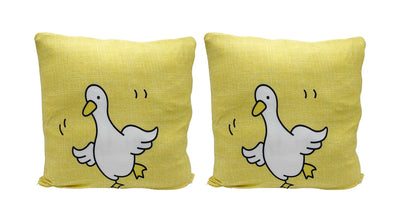 Polyester Cushion Cover - Yellow Duck