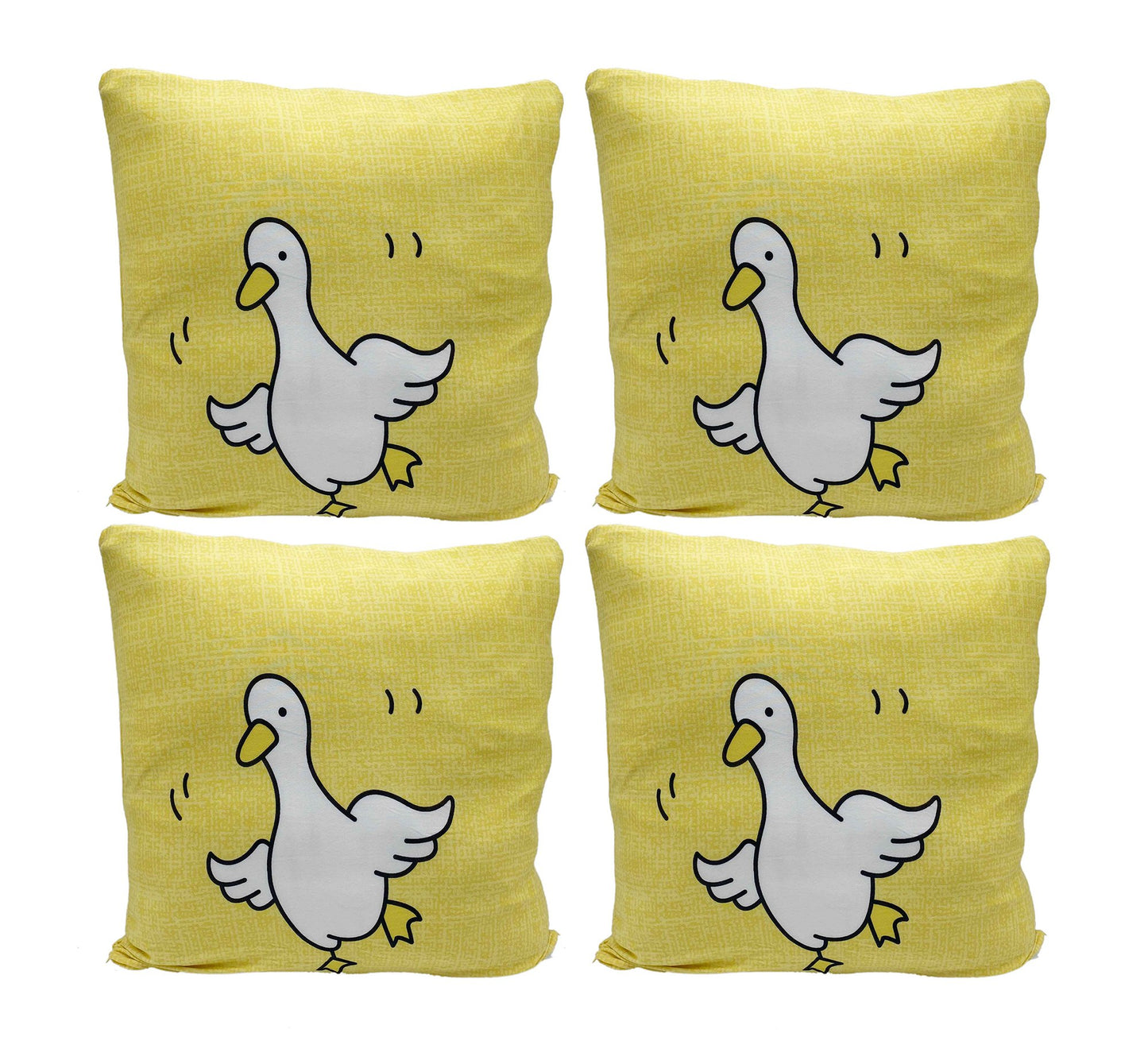 Polyester Cushion Cover - Yellow Duck