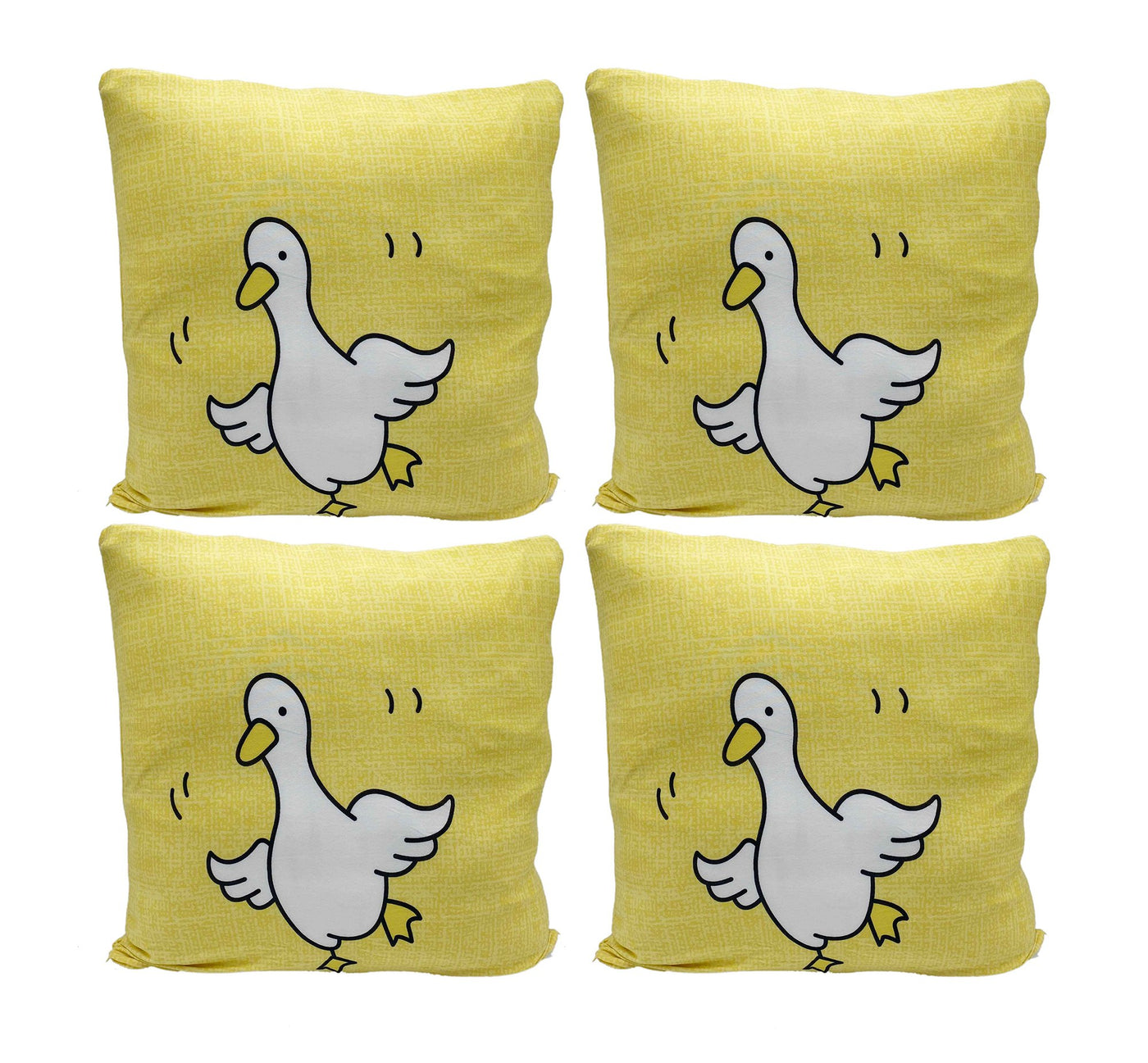 Polyester Cushion Cover - Yellow Duck