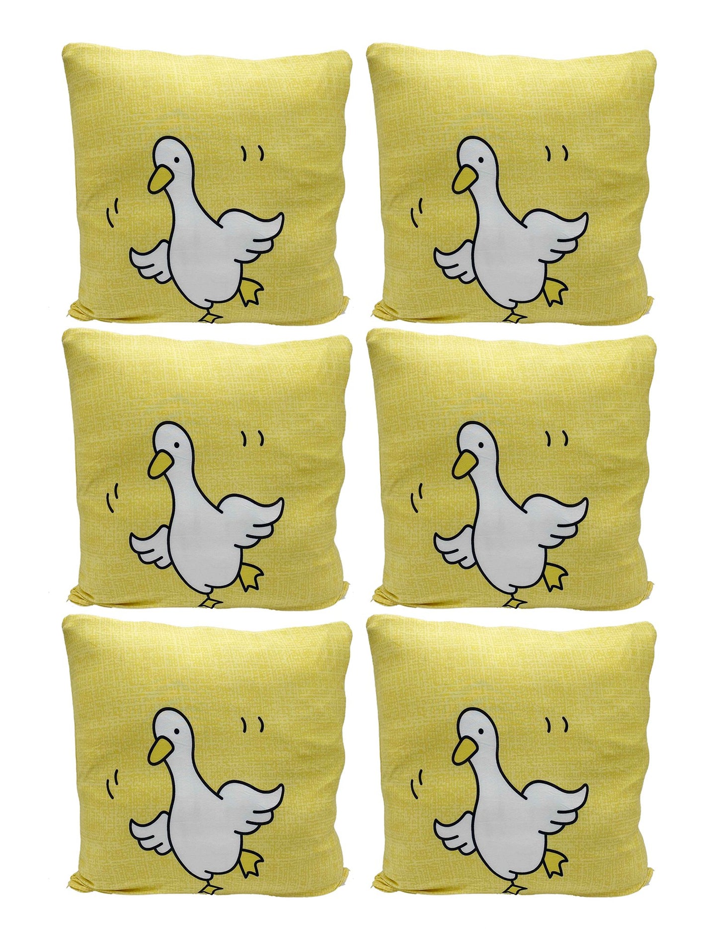 Polyester Cushion Cover - Yellow Duck