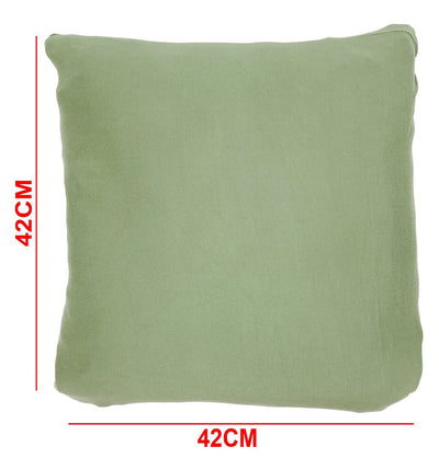 Polyester Cushion Cover - Pastel Green