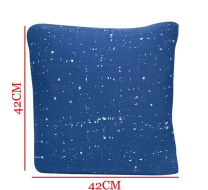 Polyester Cushion Cover - Blue