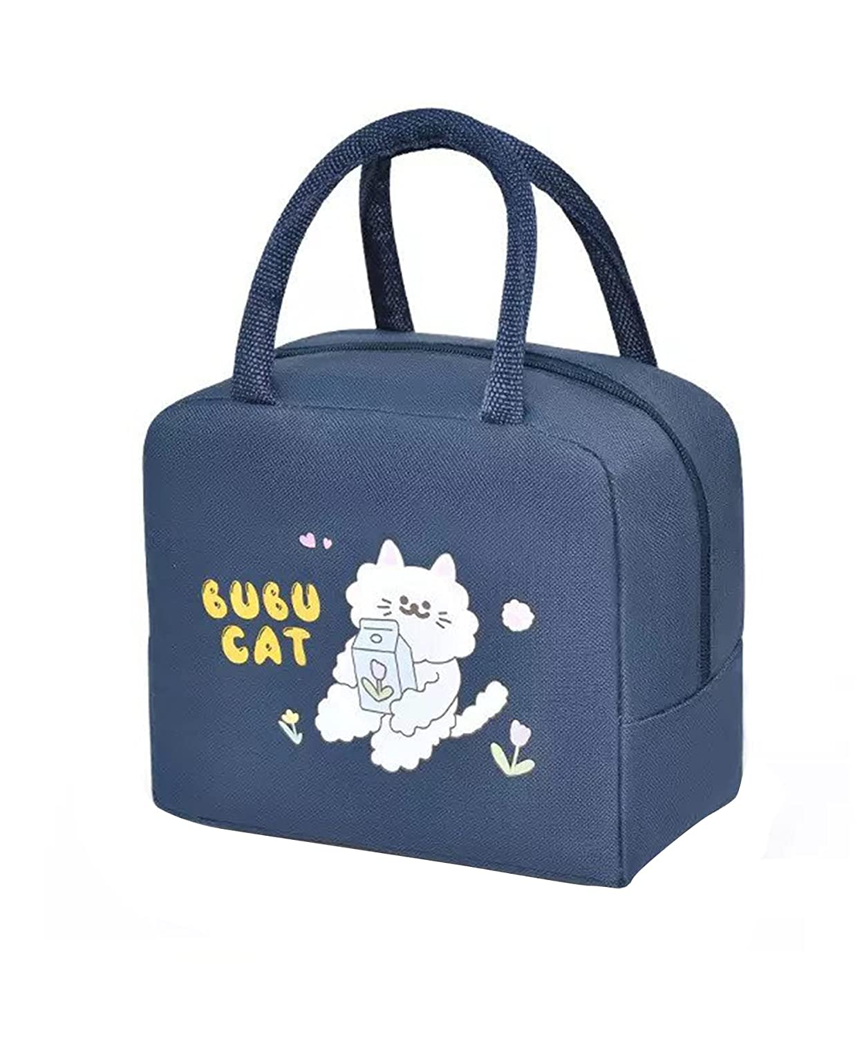 Cat Printed Insulated Reusable Lunch Bag(Bubu Cat)