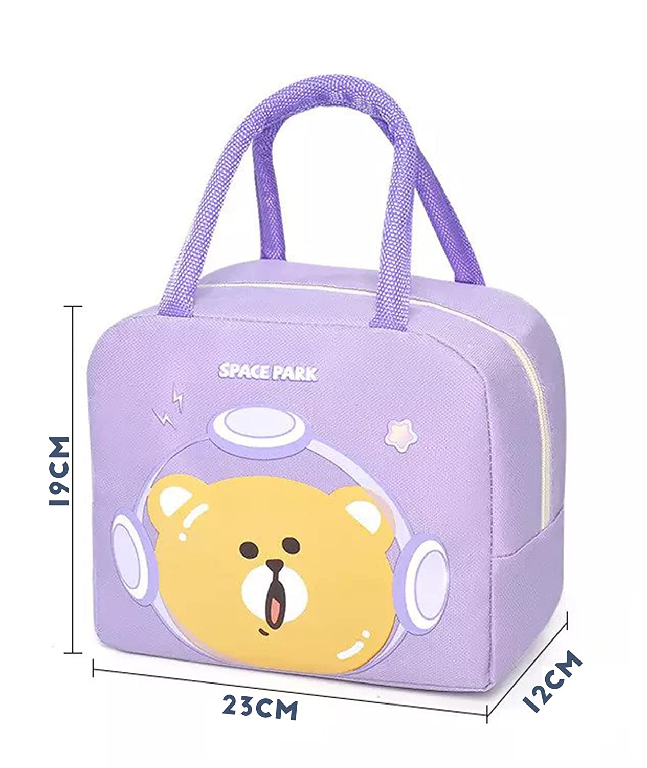 Printed Insulated Reusable Lunch Bag (Space Park)