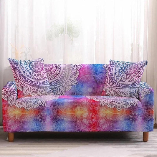 Bohemian Print Sofa Cover - Crecent