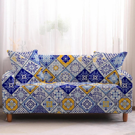 Bohemian Print Sofa Cover - Turkish