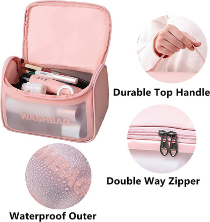 Frosted Portable Large Capacity PVC Make Up